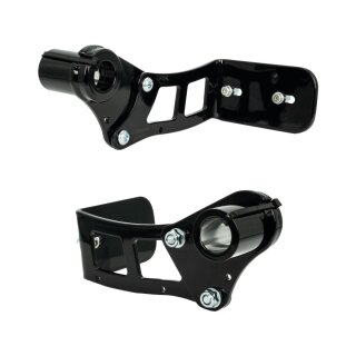 Medium Pro Side Mount License Plate Bracket Black