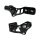 Medium Pro Side Mount License Plate Bracket Black