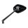 mo.view sport Mirror Stem length: 180mm Black Anodized