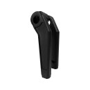 Performance Club Style Riser Kit 9" Height, 1 1/4" Handlebar Clamp for Digital Instrument Black Satin