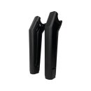 Performance Club Style Riser Kit 9" Height, 1 1/4" Handlebar Clamp for Digital Instrument Black Satin