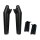 Performance Club Style Riser Kit 9" Height, 1 1/4" Handlebar Clamp for Digital Instrument Black Satin