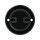 TB-S Timer Cover Black Cut Anodized