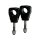 Thunderbike 2" Straight Riser Non-Drilled 1 1/4" Clamp Diameter Black
