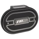 TB-S Oval Airbox Air Cleaner Cover Bi-Color Anodized
