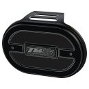 TB-S Oval Airbox Air Cleaner Cover Bi-Color Anodized