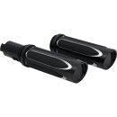 Deep Cut Comfort Grips Black 1" Throttle By Wire