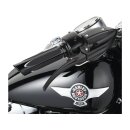 Deep Cut Comfort Grips Black 1" Throttle By Wire