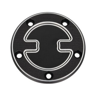 TB-S Timer Cover Black Cut Anodized