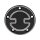TB-S Timer Cover Black Cut Anodized