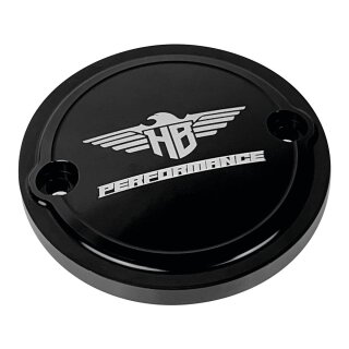 Performance Timer Cover 2-Hole Gloss Black Anodized