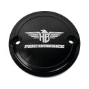 Performance Timer Cover 2-Hole Gloss Black Anodized