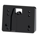 Helix Mid-Mount License Plate Base Plate Adapter Black