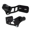 Medium Pro Side Mount License Plate Bracket Black Satin