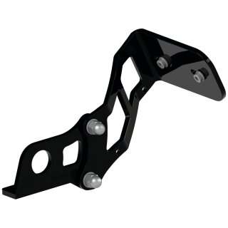 Medium Pro Side Mount License Plate Bracket Black