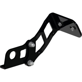 Medium Pro Side Mount License Plate Bracket Black