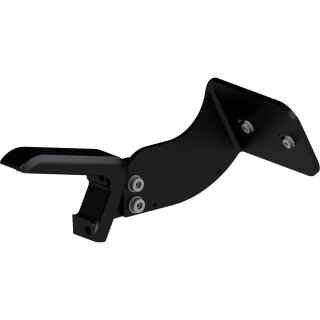 Medium Pro Side Mount License Plate Bracket Black Satin