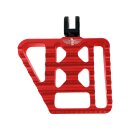 V1 Performance Passenger Mini Floorboards Red Anodized