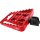 V1 Performance Passenger Mini Floorboards Red Anodized