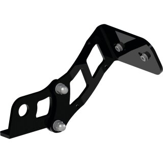 Medium Pro Side Mount License Plate Bracket Black