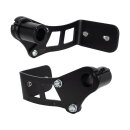 Medium Pro Side Mount License Plate Bracket Black Satin
