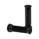 SP-S Grips Black Cut Anodized 1" Throttle Cables