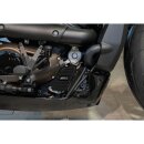 Heat Exchanger Cover SP-S Design, Ribbed, Including Mounting Parts Black Powder Coated