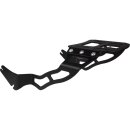 Custombike Luggage Rack For Early TC Softail with 200/18 Tire and Customfender Black Powder Coated