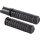 Speedliner Grips Black Rubber, Black Inner Collar and Endcap 1" Throttle By Wire