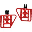V1 Performance Mini Floorboards Red Anodized
