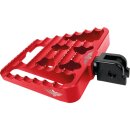V1 Performance Mini Floorboards Red Anodized