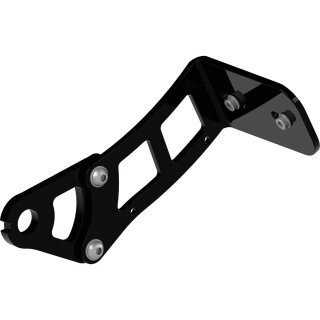 Medium Pro Side Mount License Plate Bracket Black