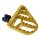 V2 Performance Passenger Mini Floorboards Gold Anodized