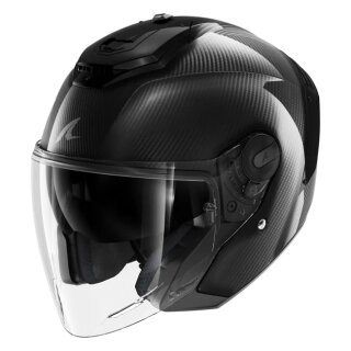Shark RS Jet Carbon Blank helmet glossy black