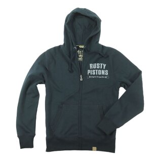 Rusty Pistons Riggins zip hoodie blue