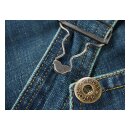 Rusty Pistons Bedford bib overall blue