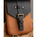 Trip Machine Tanktasche Leder hellbraun