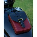 Trip Machine Tanktasche/Gürteltasche Leder Kirschrot