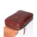Trip Machine Tanktasche/Gürteltasche Leder Kirschrot