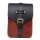 Trip Machine Tanktasche/Gürteltasche Leder Kirschrot