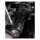 Trip Machine, leather handlebar grip wraps. Black
