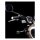 Trip Machine, leather handlebar grip wraps. Black