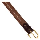 Trip Machine Classic belt tobacco brown