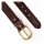 Trip Machine Classic belt tobacco brown