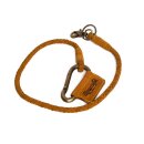 Trip Machine Braided key chain tan