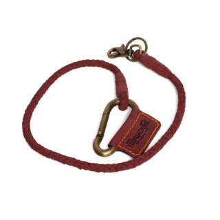 Trip Machine Braided key chain cherry red