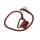 Trip Machine Braided key chain cherry red