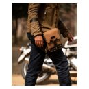 Trip Machine Biker Oberschenkeltasche / Beintasche Tabakbraun