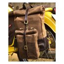 Trip Machine Mini-Rucksack Satteltasche 3,3 Liter Tabakbraun