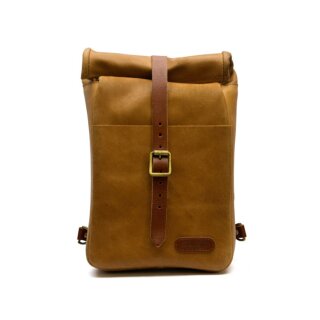 Trip Machine, Mini backpack/saddlebag 3.3 liter. Vintage tan